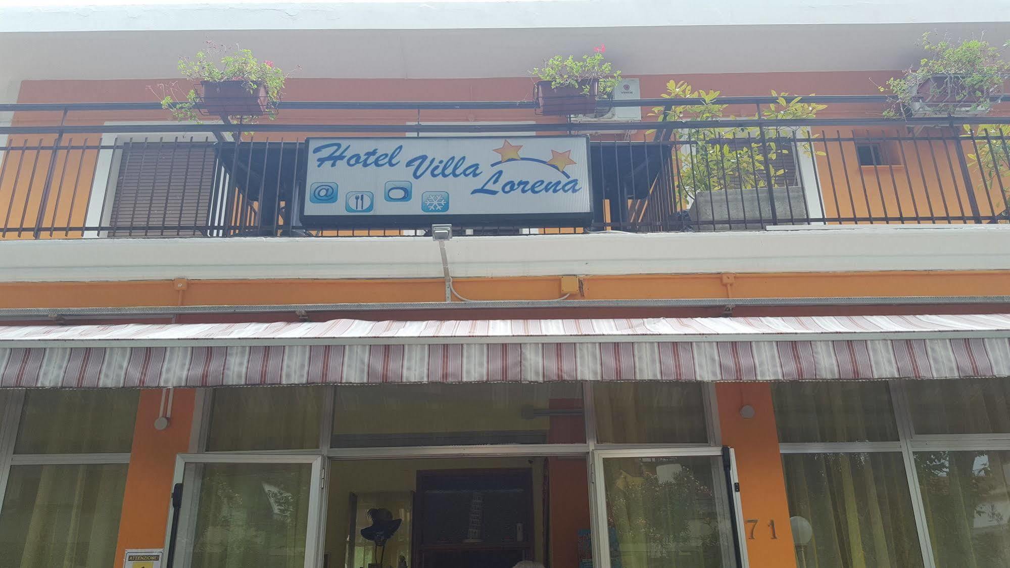 Hotel Villa Lorena Rimini Eksteriør billede